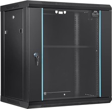 VEVOR 12U Wall Mount Network Cabinet, 15.5&#39;&#39; Deep Server Rack Cabinet Enclosure, - £178.07 GBP