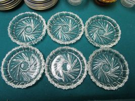 Salt Dishes Pressed Glass Porcelain B&amp;G David&#39;s Start Pick 1 Set (Number... - $25.47