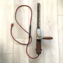 c1950 Sunbeam Model A-1-A Hedge Trimmer Bakelite &amp; Wood Handle Tested Works - £43.92 GBP