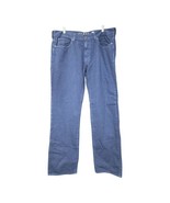 Guess Mens Blue Lincoln Cotton Blend Slim Straight Jeans Size 36 x 30 - $17.81