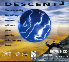 Descent 3/Descent 3: Mercenary - Dual Jewel [PC Game] - £23.59 GBP