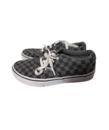 Vans Off The Wall Checkerboard Pattern Kids Youth Size 2.5 Black Gray Sh... - £12.65 GBP