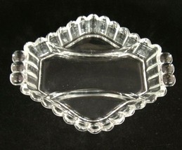 Vintage Heisey Crystolite Clear Glass 3 Part Relish Dish Handled - $14.10