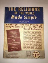 Las Religiones Of The World Hecho Simple por John Lewis 1958 Libro Raro Vintage - £184.53 GBP