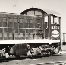 New York Central Railroad NYC #9309 S1 Locomotive Train Photo Utica NY 1967 - $9.49