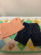 Vintage Cabbage Patch Kids Denim Jeans & Matching Shirt OK Factory - $55.00