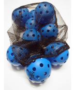 Indoor / Outdoor Pickleball Balls USAPA approved - 12 Pack w/bag - BLUE ... - $15.84