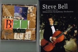 Steve Bell in Concert with Edmonton Symphony Orchestra DVD + Concert Ticket CD - £10.08 GBP