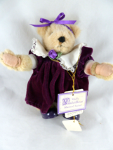 Muffy VanderBear 7.5&quot; Bear The Purple Velvet Collection Musical Soiree 1990 - $24.74