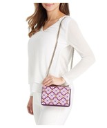 Kate Spade Small Amelia Floral Spade Leather Shoulder Bag Purple - $4,690.68 MXN