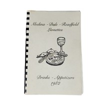 Lionettes Cookbook Medina Dale Readfield Wisconsin Drinks Appetizers Recipes - £14.00 GBP
