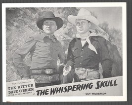 Whispering Skull 8&quot;x10&quot; Fan Card Dave O&#39;Brien Tex Ritter B Western - £18.11 GBP