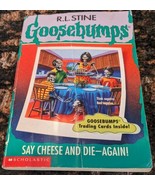 Vintage Book 1996 Goosebumpd Say Cheese and Die, Again! by Stine, R. L. - £10.12 GBP