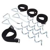 Trampoline Wind Stake Anchor Kit Pack 4 - £36.66 GBP