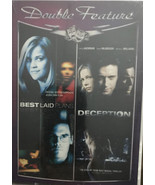 BEST LAID PLANS & DECEPTION- 2 MOVIE SET- RATED R- SEXY  THRILLER -  NEW DVD - $14.95