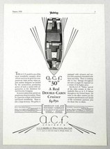1928 Print Ad A.C.F. &quot;30&quot; Double Cabin-Cruisers American Car &amp; Foundry New York - £11.74 GBP
