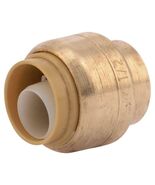 SharkBite 1/2 in. Push-to-Connect Brass End Stop Fitting. 2 Count - $20.89 CAD