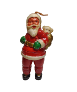 Santa Claus &amp; 2 Headed Monkey Empire Christmas Ornament Vintage Plastic ... - £27.27 GBP