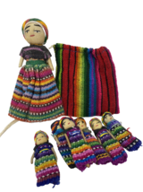 Guatemalan Doll and Worry Dolls in Pouch - $14.24