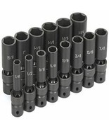 Grey Pneumatic 1/2&quot; DR 14PC DEEP FRACTIONAL UNIV SOCKET SET - $509.99