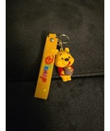 Winnie The Pooh Silicone &amp; Metal Keychain, Disney, New! (BN30) - £10.07 GBP