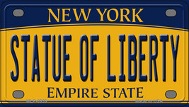 Statue of Liberty New York Novelty Mini Metal License Plate Tag - £11.76 GBP