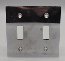 Chrome Metal Switchplate Cover - £23.11 GBP