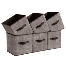 SONGMICS Storage Cubes, 11-Inch Non-Woven Fabric Bins with Double Handle... - $30.55
