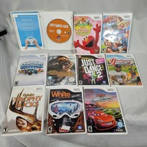 10 Various Nintendo Wii Video Games Set Lot Kids Elmo Just Dance Skylanders  - £23.45 GBP