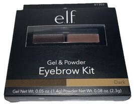 1- e.l.f. Eyebrow Kit Gel &amp; Powder #81303 DARK (New/Sealed/RARE) See All... - $29.69