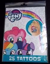 My Little Pony 25 temporary OMG tattoos pack Made USA MLP - £3.89 GBP