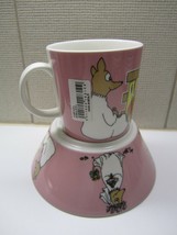 Moomin Mug And Bowl 15cm Fuzzy / Sosuli *NEW - $49.49