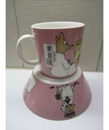 Moomin Mug And Bowl 15cm Fuzzy / Sosuli *NEW - £38.69 GBP