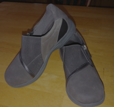 SO LITE COMFORT WAVE BY EASY STREET LADIES GRAY COMFY SHOES-8W-BARELY WORN - £16.30 GBP