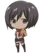 Anime Embroidery Pattern Mikasa Chibi - $6.93 CAD