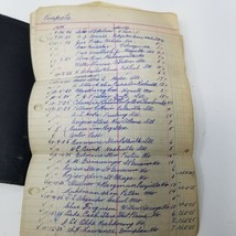 Wardan Clothing Company Salesman Notebook Contacts Receipts Vintage 1930s - $28.45