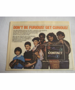 1987 Color Ad Public TV Show 3-2-1 Contact Don&#39;t Be Furious! Get Curious! - $10.96 CAD