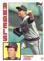 1984 Topps #415 Tommy John California Angels - £0.75 GBP