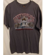 Gettysburg Bike Week 2013 Motorcycle Bike Rally T-Shirt Size Large Gray - $14.85