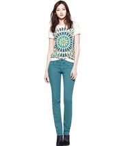 New Tory Burch Super Skinny &quot;Ivy&quot; Jean In Teal Shade (Size 25) - Msrp $195.00! - £72.12 GBP