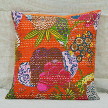Kantha Pillow Covers, Kantha Cushion Cover, Indian Cotton Pillow Cover JP174 - £8.95 GBP+