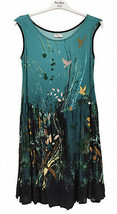 Paul Brial: Underwater Flight Drop Waist Midi Art Dress - £117.50 GBP