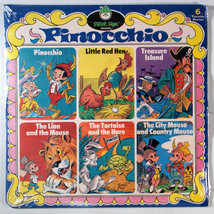 Peter Pan - Pinocchio, Treasure Island, Little Red Hen (1980) [SEALED] V... - $15.11