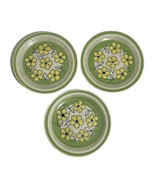 Quasar Salad Plates Harla Set of 3 Vtg MCM Japan Hand Painted 7.5 Yellow... - $23.75