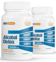 2 Pack Alcohol Detox, hangover relief and sober support-60 Capsules x2 - £56.97 GBP