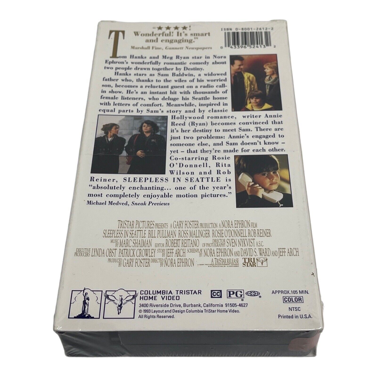 "Sleepless in Seattle" (VHS, 1993) NEW SEALED Video Tape Vintage Movie ...