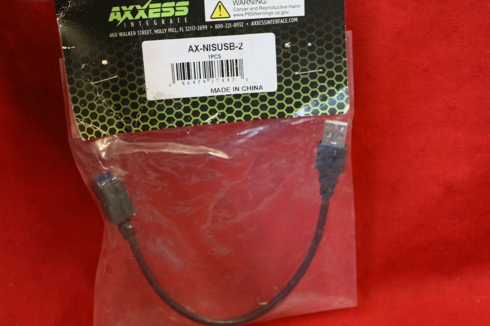 Axxess AX-NISUSB-2, USB 4-Pin Adapter for Select Nissan 2010-2013, New #N1  - $10.56