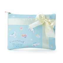 Sanrio new bow cinnamoroll My Melody PU makeup bag girl pencil case women cosmet - £16.97 GBP
