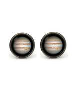 Father&#39;s Day Gift, Black Jupiter Cufflinks KC10196 - KC10197 ** Free Gif... - £14.38 GBP