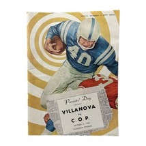 1960 Villanova vs C.O.P. College of Pacific Football Program October 8, ... - £14.94 GBP